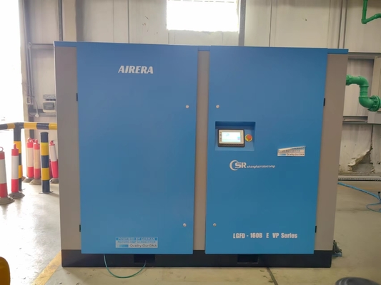ضاغط حلزوني دوار محقون بالزيت VSD 160kw / 215hp
