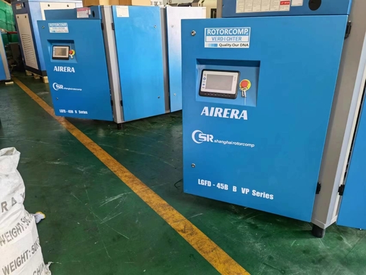 30% توفير الطاقة 30kw/40hp ضاغط المسمار VSD 7-15bar
