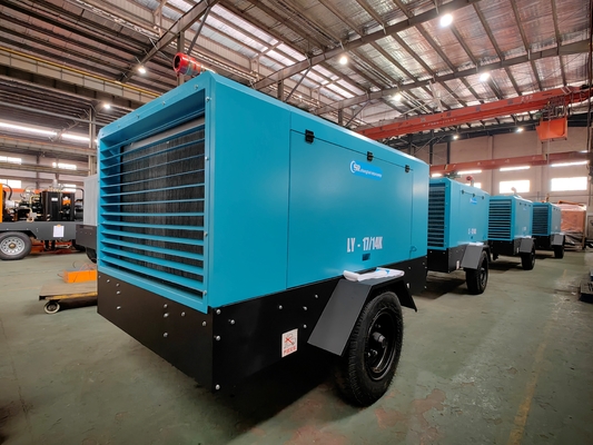 ضاغط مسدس الديزل منخفض الضوضاء للتطبيقات الصناعية / التجارية 210-260HP