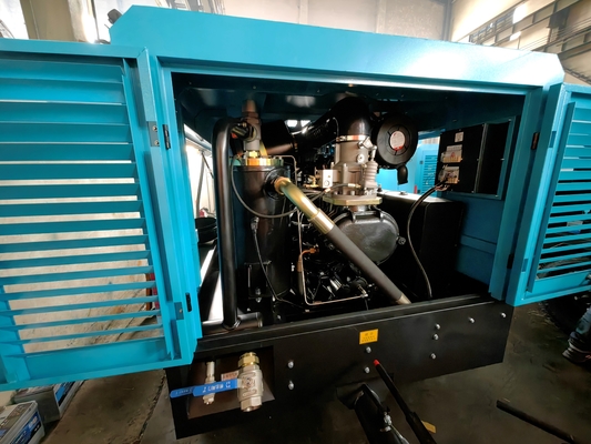 كومينز 210-260HP ديزل مضغوط المسمار الهواء / تبريد المياه المعتمد CE / ISO9001
