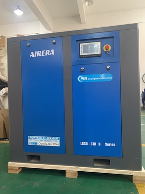 LGCD-37KW الكهربائية الدورانية المسمار تبريد الهواء ضاغط تبريد الهواء نوع الحزام مدفوع تدفق الهواء التبريد 4800M3/hr