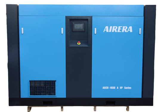 شنغهاي Rotorcomp AGCD-160D A VP مراقب ذكي ضاغط الهواء المسمار الموجه مباشرة لتوفير التكاليف والعمليات الدائمة