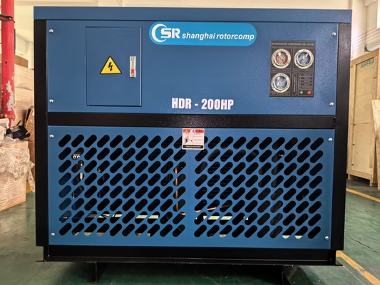 شنغهاي Rotorcomp HDR-200HP مجفف الهواء الصناعي المبرد مع قدرة تجفيف