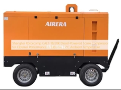 شنجهاي Rotorcomp CALT-18/20K ضاغط المسمار يعمل بالديزل لأفضل أداء في درجة حرارة 55 درجة مئوية