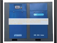 شانغهاي روتوركومب LGCD-132D C Series Intelligent Controller Screw Air Compressor لتطبيقات العمل الثقيل 2540×1640×1800Mm